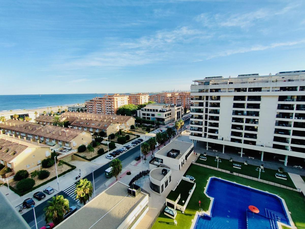Non Stress Atico Duplex Con Vistas Al Mar Apartment Valencia Luaran gambar